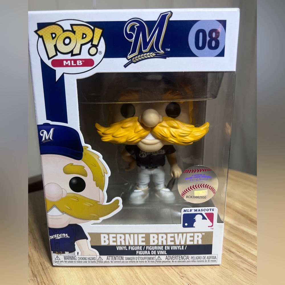 Pop Bernie Brewer Collectible Figure